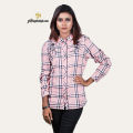 Long Sleeves Shrit for women - Pink. 