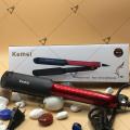 Kemei KM 531 Professional Hair Straightener Wet Dry Ceramic Coating Electric Hair Straightener Fast Heating Styling Tool Black Red - Hair Straightener - Hair Straightener. 