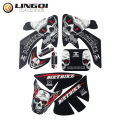 For CRF50 Body Kit Motorcycle Sticker Decal Graphics Fairing Universal Dirt Pit Bike Motocross. 