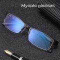-1 -1.5 -2 -2.5 -3 -3.5 -4 -4.5 Myopia Glasses Men Retro Metal Frame Square Students Myopia Glasses Frame For Women 2020.