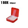 60Pcs/Box Double Sided Stickers Tape Transparent Non-marking Strong Adhesion Tapes Easy To Cut High-adhesive Double Faced Tapes.