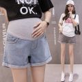 Shorts for Pregnant Women Summer Fashion Outdoor Ripped Denim Shorts Fashionable Mom Loose Wide Leg Pants Pregnant Maternity Pants Hot Pants. 
