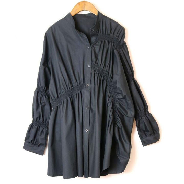 2020%20Korean%20Fashion%20Style%20Autumn%20Clothes%20Ladies%20Tops%20And%20Blouses%20Womens%20Loose%20Oversized%20Casual%20Solid%20Color%20Shirt%20Plus%20Size%20-%20Image%207
