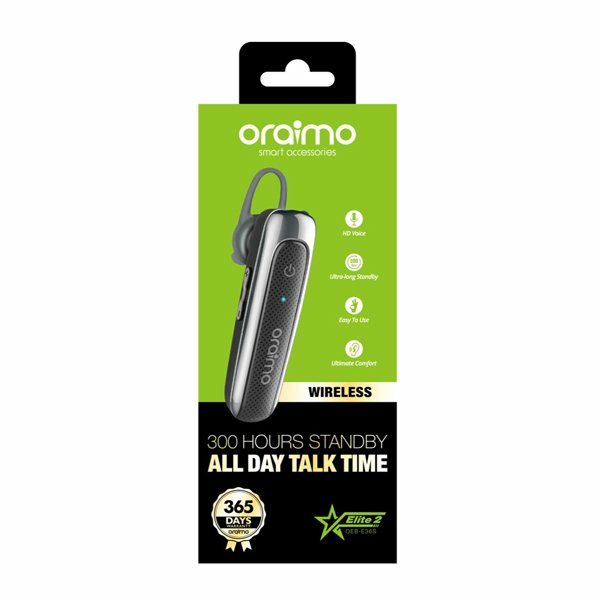 Oraimo Elite 2 OEB-E36S Wireless Bluetooth Earphone with Microphone