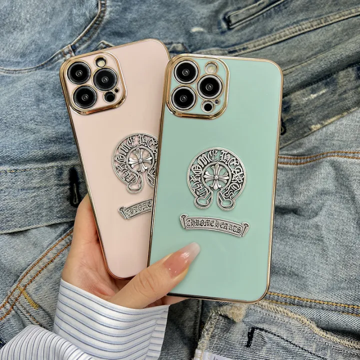 FELMYST%20Chrome%20Hearts%20Phone%20Case%20For%20Infinix%20Hot%2012%20Play%20Luxury%20Fashion%20Trendy%20Brand%20Metal%20Plating%20Mobile%20Casing%20Square%20Girl%20Gift%20Square%20Shockproof%20Back%20Soft%20%20Cover%20-%20Image%205