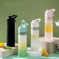 700ml Spray Water Bottle Large Capacity Portable Outdoor Sport Fashion Cute Drinking Plastic Bottles BPA Free Eco-Friendly.