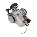 Pull Start Engine Motor, 49cc 2 Stroke Engine Motor Stable Performance for Pocket Bike. 