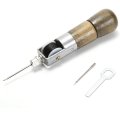 Leather Hand Sewing Machine DIY Leather Art Leather Carving Sewing Tool Cow Leather Leather Carving Sewing Tool Easy Install.