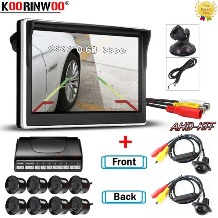 Option%203-Silver%20Sensors-Koorinwoo%20Auto%20Parktronics%208%20For%20Car%20Parking%20Sensors%20System%2022MM%202%20Cameras%20Rear%20+%20Front%20Radar%20Detector%20Full%20Kit%20for%20Android%20DVD%20-%20Image%202