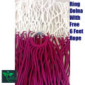 Swing into Comfort! Premium Dolna/Hammock with Dual SS Rings – Safe, Stylish & Relaxing for All Ages.