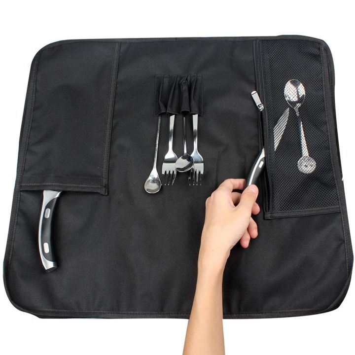 WESSLECO%20Knife%20Bag%20Nylon%20Chef%20Roll%20Bag%20with%208%20Pocket%20for%20Kitchen%20Accessories%20Portable%20Knives%20Case%20Holder%20-%20Image%204