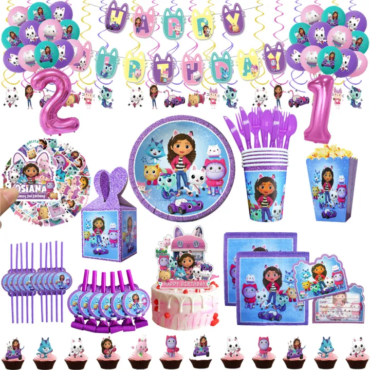 Gabby%20Dollhouse%20Candy%20Boxes%20Birthday%20Party%20Supplies%20Gabby%20Cake%20Decorations%20Plates%20Cups%20Banner%20Balloons%20Girls%20Baby%20Shower%20Favor%20-%20Image%202