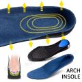 RunY Arch support Insoles Heel Cup Pad Flat Feet Arch Support Insert orthopedic Foot Insole. 