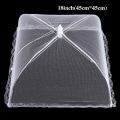 【Cathery Baby Store】Household Food Anti Mosquito Fly Resistant Lace Net Foldable Umbrella Food Cover Net Home Outside Picnic Cookout. 