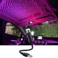Mini Universal USB LED Star Projector Neon Ambient Lamp Car Roof Interior Light Auto Decoration Night Galaxy Lamp - Table Lamp.
