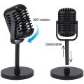 Vintage Microphone Prop,Plastic Microphone,for Role Play. 