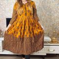 New Exclusive designed Gown1piece long kurti different koti Gown long kurti For Stylish Women Girls. 