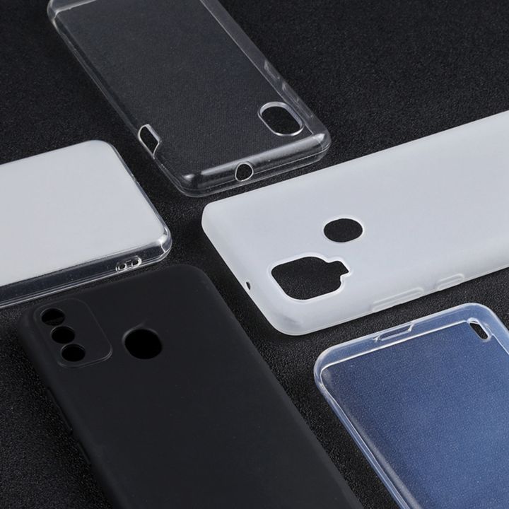 TPU%20Phone%20Case%20For%20ZTE%20Blade%20A31%20Plus%20(Frosted%20Black)%20-%20Image%205