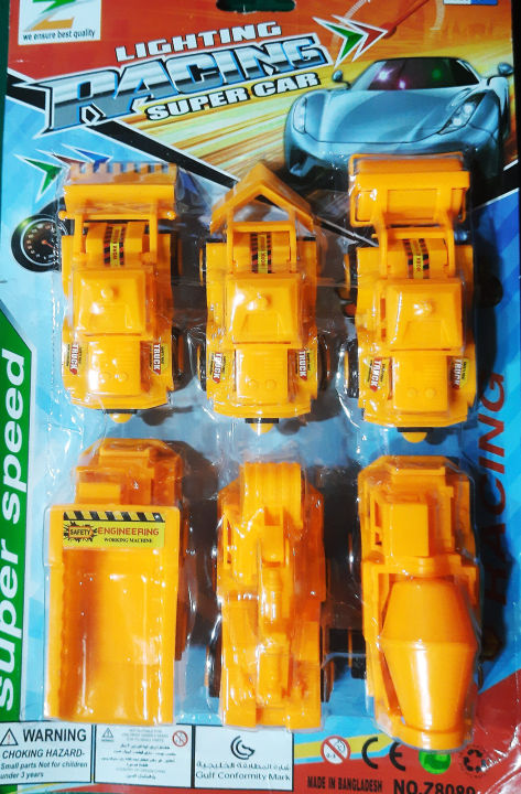 6pcs%20Mini%20Casted%20Toy%20Track%20Car%20Mini%20Toy%20Construction%20Vehicle%20Set%20Farm%20Tractor%20Excavator%20Simulation%20-%20Image%206