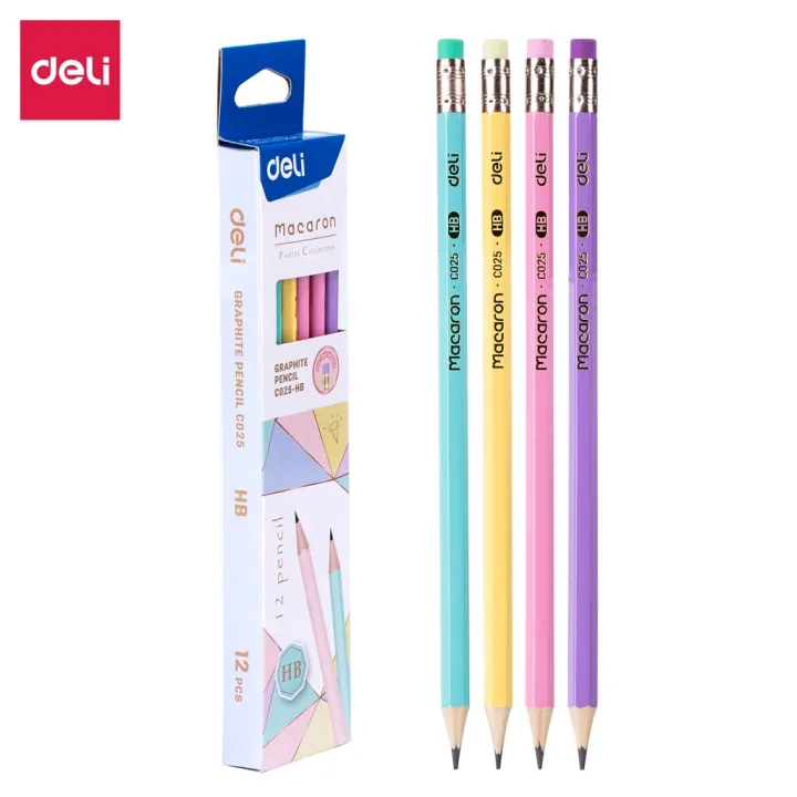 Deli%20EC025-HB%20Pastel%20Body%20Graphite%20Pencil%20-%20Image%203