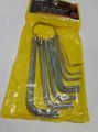 HEXAGON 8Pcs Set Screwdriver Hex Key Allen Wrench 8 Pcs Screw Driver Set 1.5mm 2.0mm 2.5mm 3.0mm 3.5mm 4.0mm 5.0mm 6.0mm Keyring Hand Bicycle Repair Tool Sets.