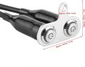 16mm Motorcycle Handlebar Switch Waterproof Led Stainless Steel Metal Push Button Switch. 