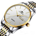FOURRON Men's Waterproof Calendar Ultra-thin Stainless Steel Strap Quartz Watch. 