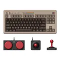 8BitDo Retro Mechanical Keyboard, BT/2.4G/USB-C Hot Swappable Gaming Keyboard with 87 Keys, Dual Super Programmable Buttons. 