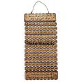 Wooden Plate Board Display w/Hanging Rope AMN-174 Asma-ul Husna 99 Names of Allah Islam House Wall Door Decorative Ornament Engraved Dua Arabic.. 