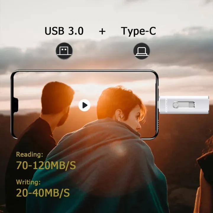 KOOTION%20U21%20Type%20C%20USB%20Flash%20Drives%2032GB%2064GB%20128GB%20256GB%20OTG%20Pen%20Drive%20Memory%20Stick%20USB%20Key%203.0%20Pendrive%20For%20Android%20PC%20Laptop%20-%20Image%202