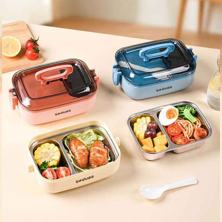 BEDUSO STAINLESS STEEL LEAK PROF LUNCH BOX 1000 ML