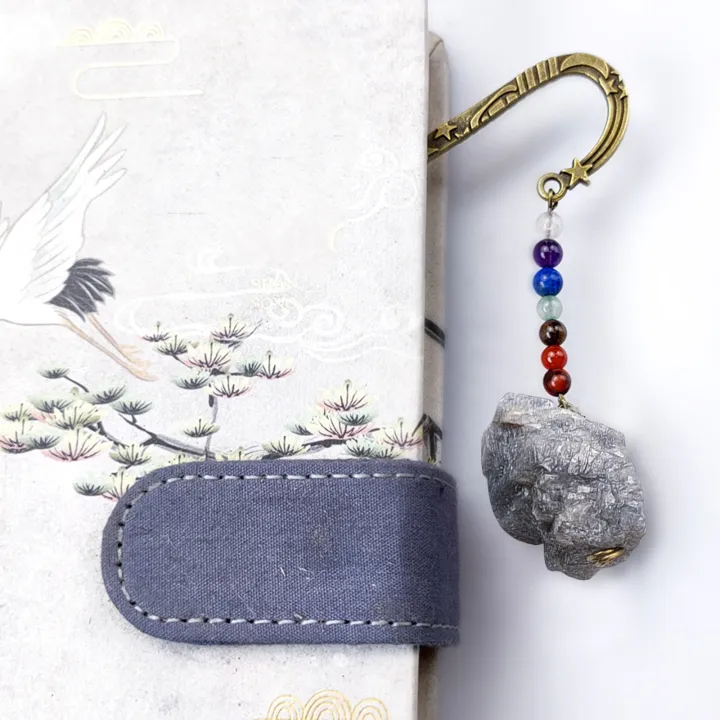 Multi%20Style%20Creative%20Metal%20Bookmark%20Tower%20Book%20Mark%20Healing%20Stone%20Crystal%20Beads%20Paper%20Clip%20Children's%20Gift%20Stationery%20Student%20-%20Image%204