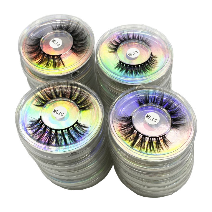 Eyelashes Wholesale Natural Long Hand Made Fluffy False Eyelashes Makeup Eyelash Extension Mink Lashes Wholesale Eye Lashes BruberryBeE