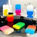 Creative Pink Flame Lighter Metal Windproof Torch Lighter Mini Portable Gas Lighter Smoking Accessories Cute Girl Gift. 