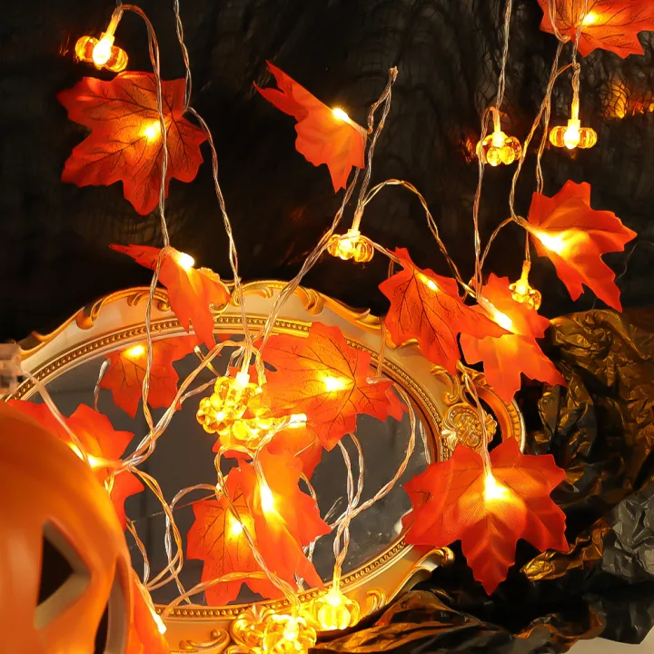 1.5M/3M%20LED%20Maple%20Leaves%20Pumpkin%20Garland%20String%20Lights%20Led%20Fairy%20Light%20Home%20Decoration%20-%20Image%207