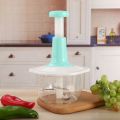 Manual Food Chopper | Hand Push Vegetable Chopper Mixer. 
