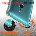 For Sony Xperia XZ3 Back Cover Shockproof Transparent Soft TPU Silicone Protector Phone Case with Shock Absorption Bumper Corners. 