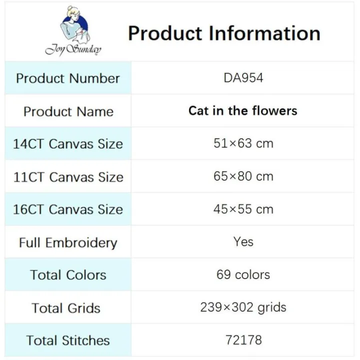 Cat%20in%20Flower%20Animal%20Pattern%20Cross%20Stitch%20Kit%20Aida%2014CT%2016CT%2011CT%20White%20Counted%20Printed%20Fabric%20Embroidery%20DIY%20Home%20Decor%20Crafts%20Vnce%20Lncei%20-%20Image%202