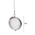 （New）5cm tainle Tea Infuer phere Locking pice Ball trainer Filter trainer. 