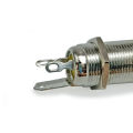 6.35mm Electric Guitar Bass Mono/Dual Track Endpin Output Jack Strap Holder Copper Socket 1/4" Output Strap Button Jack Socket Accessories For Acoustic Electric Guitars.