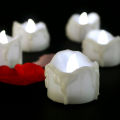 12pcs Led Electronic Candles Energy Saving Flameless Tealights Candles Lights For Valentine Day Decoration. 