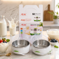 (Doi) Yogurt Maker-Automatic Stainless Steel - ABS + PP - 220-240V - 15W - 1L Capacity - On/Off Switch - Light Indicator - 7-9 Hours Preparation Time By Sparkon.