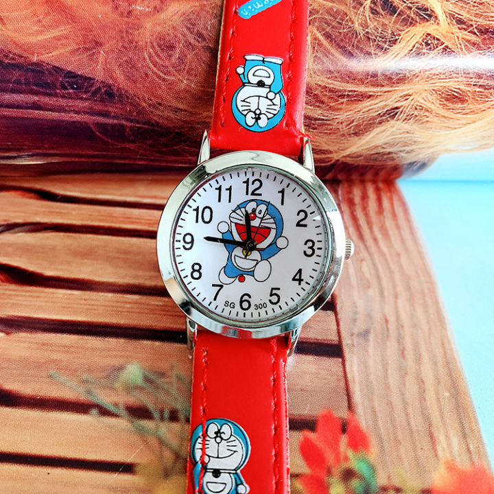 2024%20Cartoon%20Belt%20Doraemon%20Kids%20Watch%20Machine%20Jingle%20Cat%20Quartz%20Watch%20Boy%20Girl%20Student%20Watch%20-%20Image%202