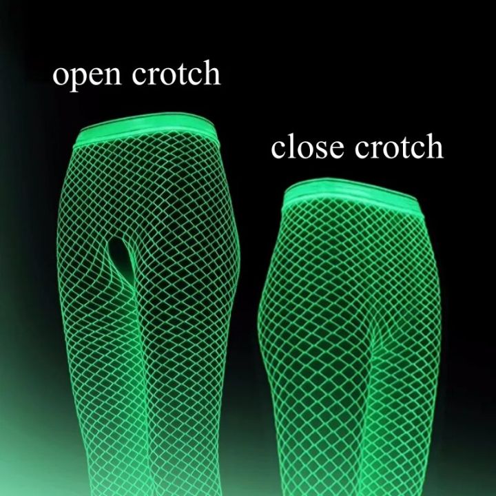 Luminous%20Fishnet%20Stockings%20for%20Moving%20One-pieces%20Mesh%20Leggings%20Tights%20High%20Waist%20Perspective%20Glow%20In%20The%20Dark%20Lingerie%20-%20Image%203