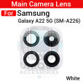 Camera Main Glass Lens for Samsung Galaxy A22 5G Replacement Part (Not Tempered Camera Glass Protector). 