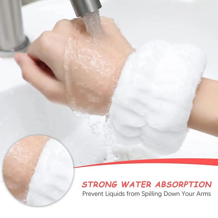 Face%20Wash%20Wristband%20Set%20Women's%20Headband%20Wristbands%20Absorbent%20Waterproof%20Wristbands%20Makeup%20Face%20Wash%20Hair%20Bands%20-%20Image%205