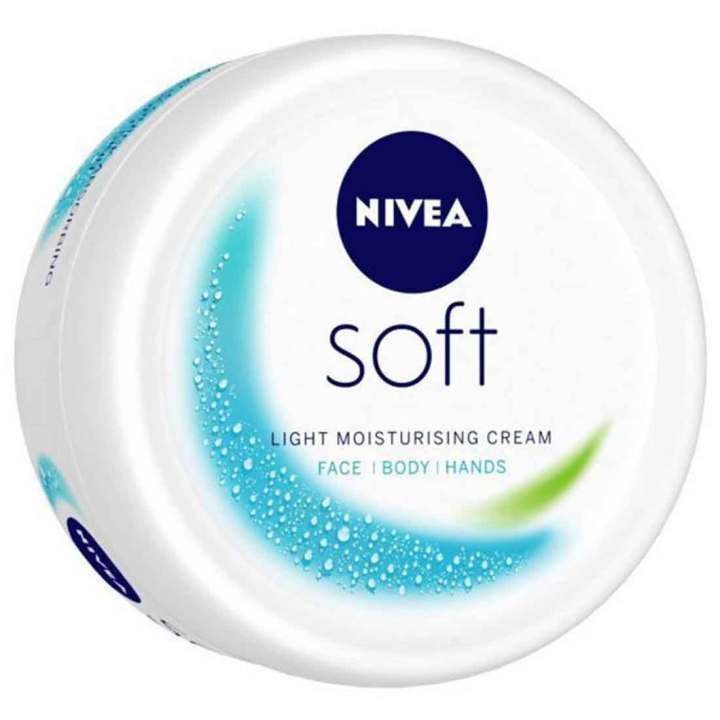 NIVEA Soft Light Moisturising Cream 100ml For Face Body Hands