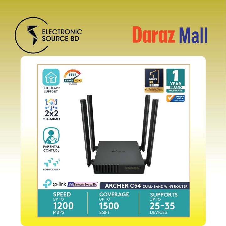 TP-Link%20Archer%20C54%20AC1200%20Wireless%20Dual%20Band%20Router%20with%202x2%20MiMo%20-%20Image%203