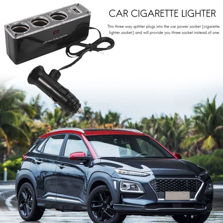 3%20WAY%20MULTI%20SOCKET%20CAR%20LIGHTER%20USB%20PLUG%20Triple%20ADAPTER%20With%20USB%20Port%20-%20Image%202