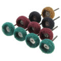 10pcs Mini Drill Abrasive Brush Nylon Buffing Polishing Wheel with 3mm Shank Sunlight Mall.